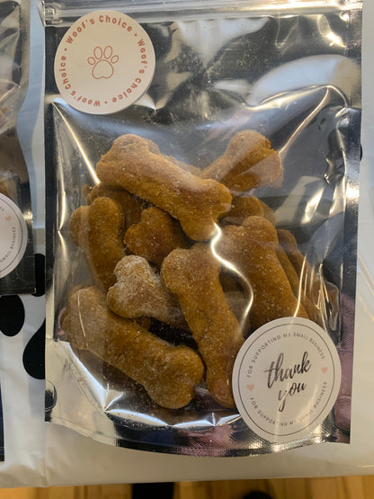 All Natural Pumpkin Peanut Butter Dog Biscuits