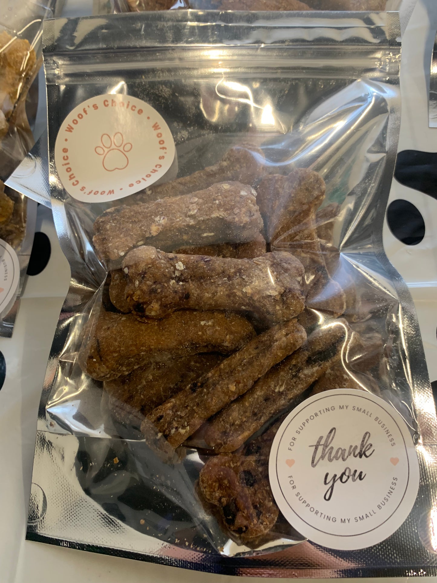 All Natural Blueberry Oatmeal Dog Biscuits